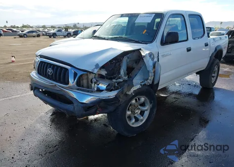 2002 Toyota Tacoma Base V6 из США, поврежденный, VIN 5TEHN72N22Z113019